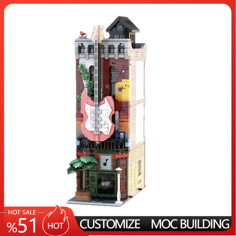 3534 детали: Музыкальный магазин City Street, модульный конструктор MOC, развивающий творческий набор для самостоятельной сборки, подарок для мальчика на праздник
3534 детали: Музыкальный магазин City Street, модульный конструктор MOC, развивающий творческий набор для самостоятельной сборки, подарок для мальчика на праздник