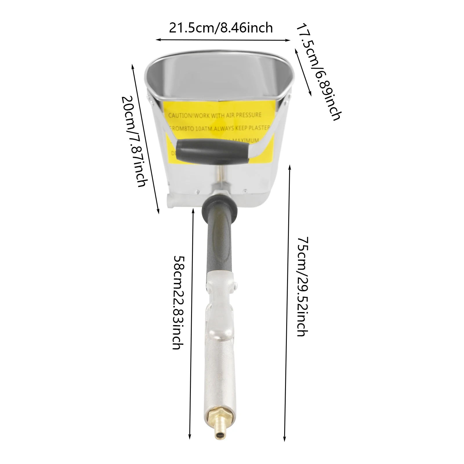 Cement Stucco Sprayer, Stucco Cement Texture Hopper, Stucco Sprayer 4L/0.88 Gal 2600W for Applying GFRC, Mortar, and Stucco
Cement Stucco Sprayer, Stucco Cement Texture Hopper, Stucco Sprayer 4L/0.88 Gal 2600W for Applying GFRC, Mortar, and Stucco