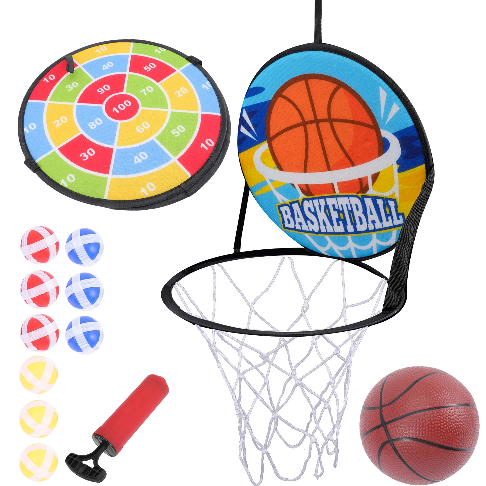 Double Sided Basketball Dart Board Toy Kids Gift Sticky Ball Plastic Indoor Outdoor Game Basketball Target Toy Ball
Double Sided Basketball Dart Board Toy Kids Gift Sticky Ball Plastic Indoor Outdoor Game Basketball Target Toy Ball