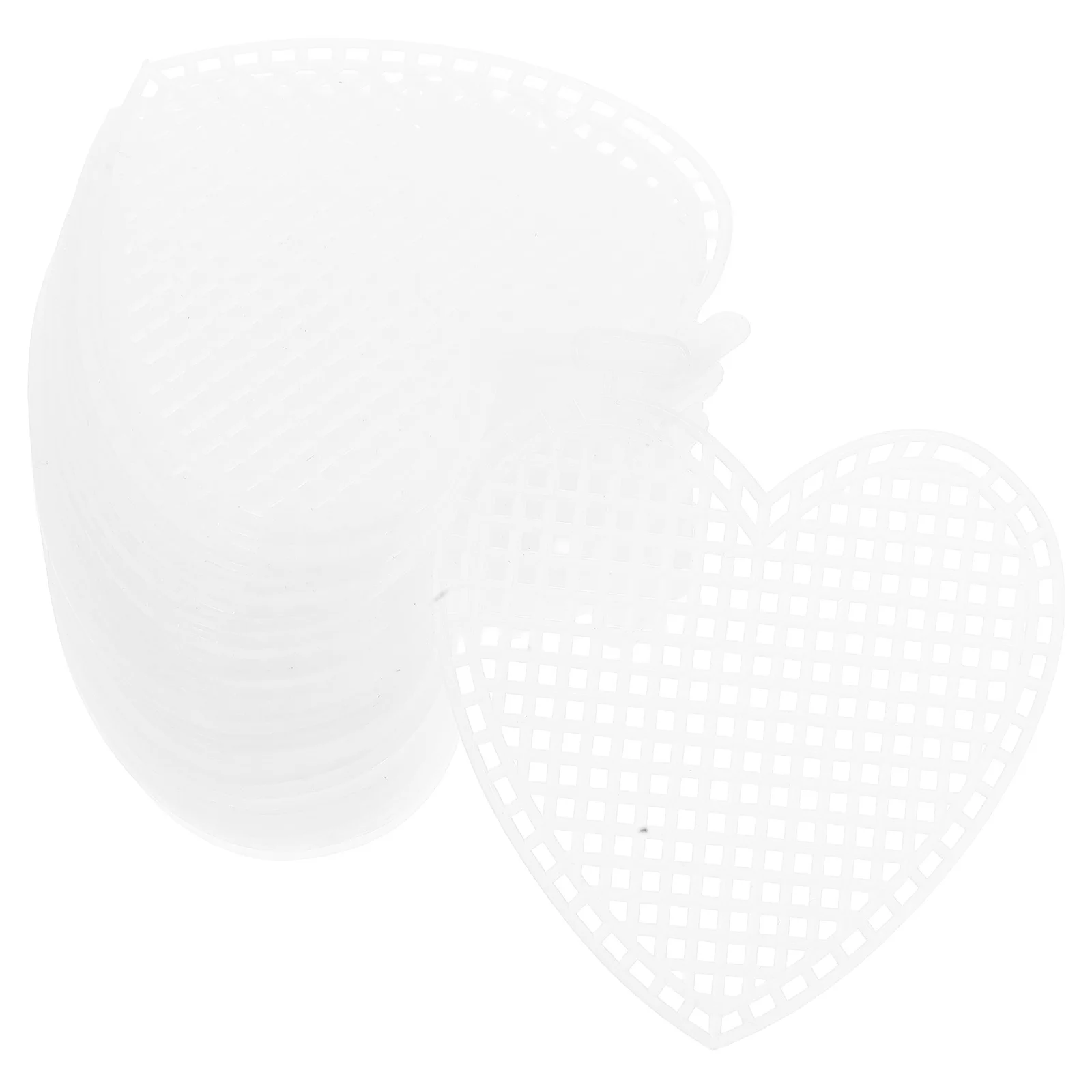 30 Pcs Heart Shape Mesh Lining White Supplies PE Material Breathable Design Protective Function Ideal
30 Pcs Heart Shape Mesh Lining White Supplies PE Material Breathable Design Protective Function Ideal