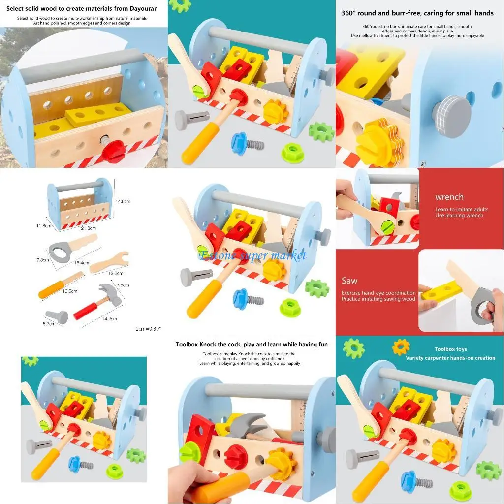 090B Children’s DIY Tool Set for w/ Disassembled Puzzle Box Tools for Brain Developme
090B Children’s DIY Tool Set for w/ Disassembled Puzzle Box Tools for Brain Developme