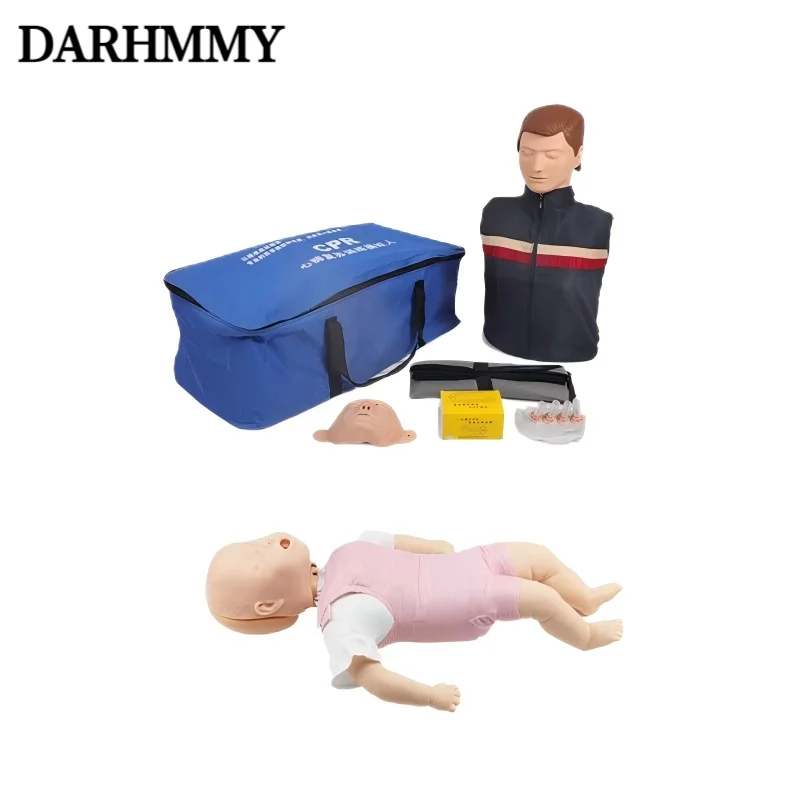 DARHMMY Half Body Adult CPR Training Manikin Professional Nursing Training Mannequin Teaching Model First Aid Training Dummy 
DARHMMY Half Body Adult CPR Training Manikin Professional Nursing Training Mannequin Teaching Model First Aid Training Dummy
