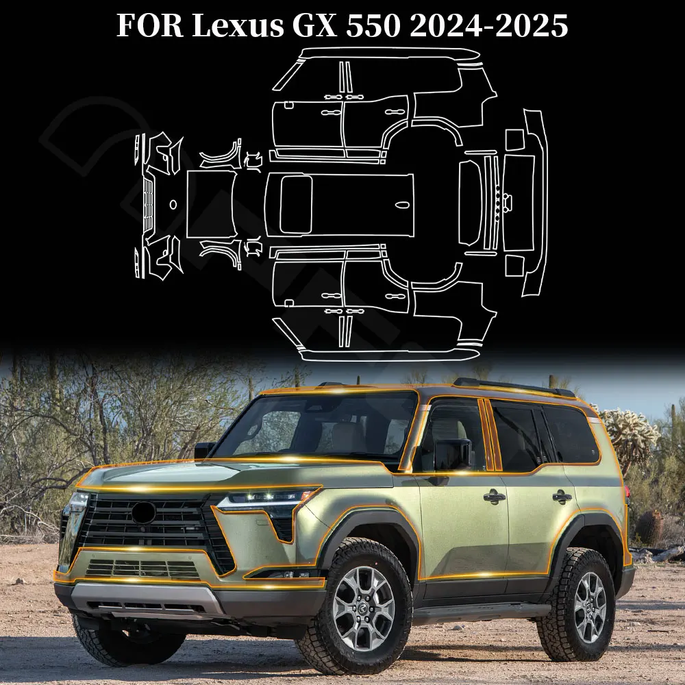 For Lexus GX 550 Luxury Premium Over 2024 2025 Car Paint Protection Film Sticker Body Bra Kit Sticker Anti-scratch Transparent
For Lexus GX 550 Luxury Premium Over 2024 2025 Car Paint Protection Film Sticker Body Bra Kit Sticker Anti-scratch Transparent