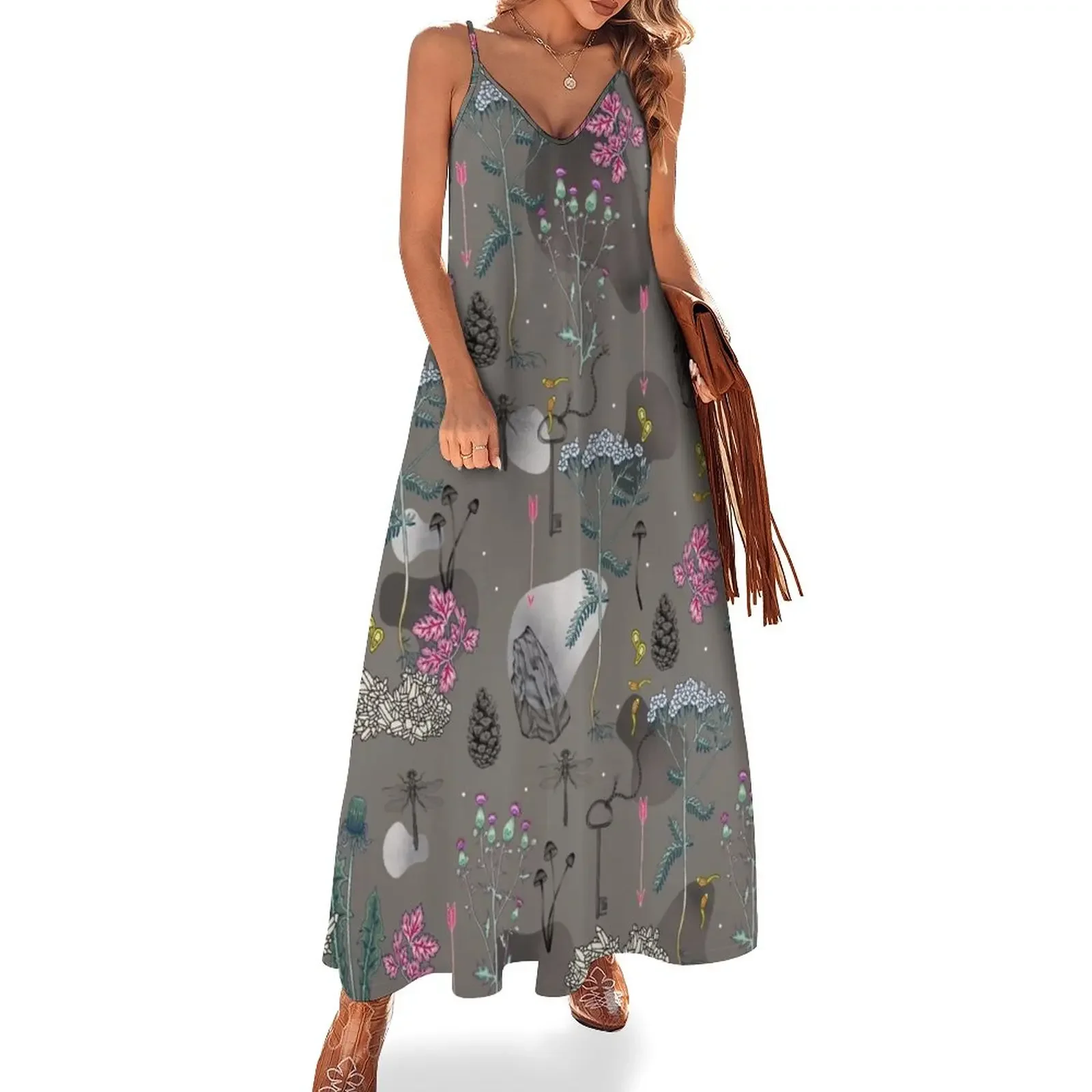 Grey summer evening Sleeveless Dress birthday dresses for women dress women summer 2024
Grey summer evening Sleeveless Dress birthday dresses for women dress women summer 2024