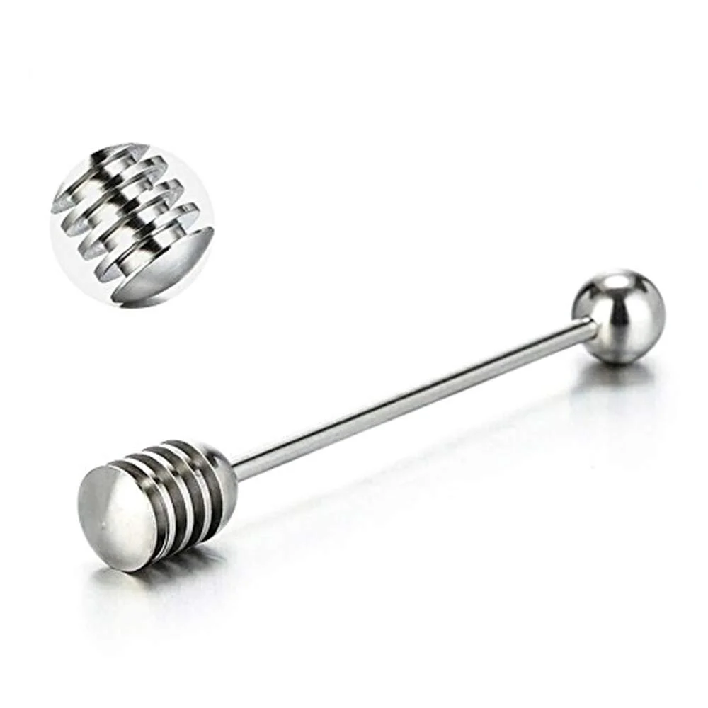 Honey Stir Bar Spoon Stainless Steel Honey Dipper Drizzler Stirrer Spoon Honey Jar Long Handle Mixing Stick Dipper Dessert Tools
Honey Stir Bar Spoon Stainless Steel Honey Dipper Drizzler Stirrer Spoon Honey Jar Long Handle Mixing Stick Dipper Dessert Tools
