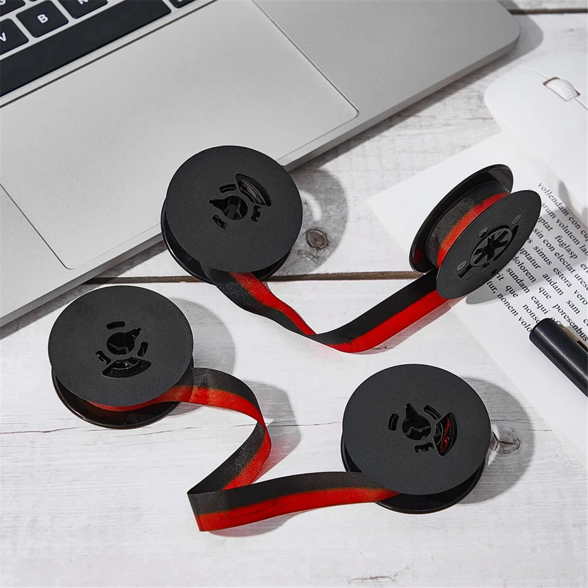 JAS-4Pcs Typewriter Ribbon Twin Spool Typewriter Ribbon Ink Twin Spool Ink Replacement Part for Most Typewriter (Black&Red)
JAS-4Pcs Typewriter Ribbon Twin Spool Typewriter Ribbon Ink Twin Spool Ink Replacement Part for Most Typewriter (Black&Red)