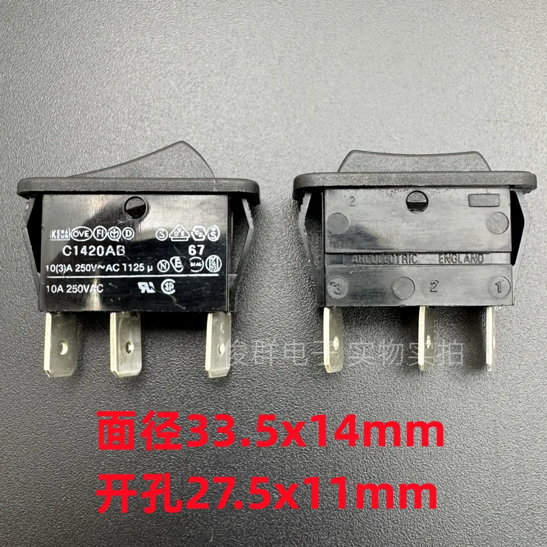 2 шт./1420AB кулисный переключатель для лодки, 3-контактный, 3-ступенчатый, 10A250V, кнопка сильного тока
2 шт./1420AB кулисный переключатель для лодки, 3-контактный, 3-ступенчатый, 10A250V, кнопка сильного тока