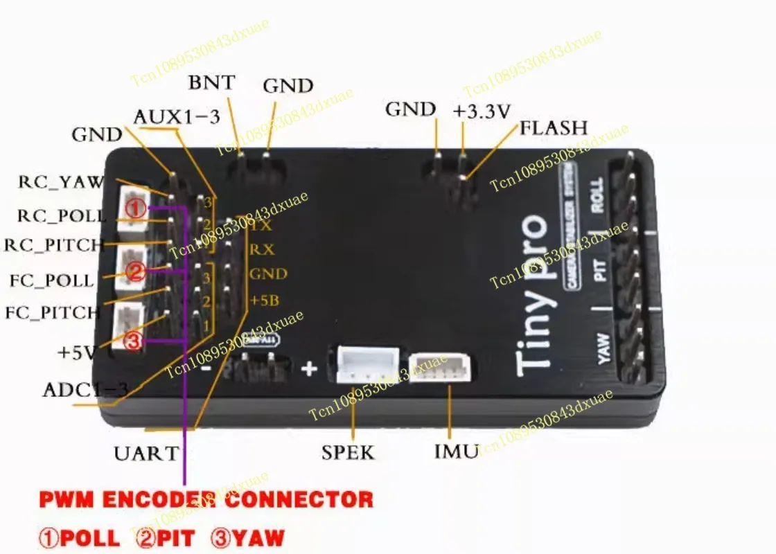 Alexmos BGC32-битный PTZ-контроллер, двигатель кодера TinyPro, бесщеточный PTZ-двигатель, плата управления
Alexmos BGC32-битный PTZ-контроллер, двигатель кодера TinyPro, бесщеточный PTZ-двигатель, плата управления