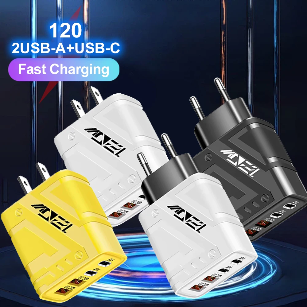 2A USB-зарядное устройство с несколькими портами типа C, адаптер для быстрой зарядки телефона для iPhone 16, Samsung, Xiaomi, Huawei, зарядное устройство для телефона
2A USB-зарядное устройство с несколькими портами типа C, адаптер для быстрой зарядки телефона для iPhone 16, Samsung, Xiaomi, Huawei, зарядное устройство для телефона