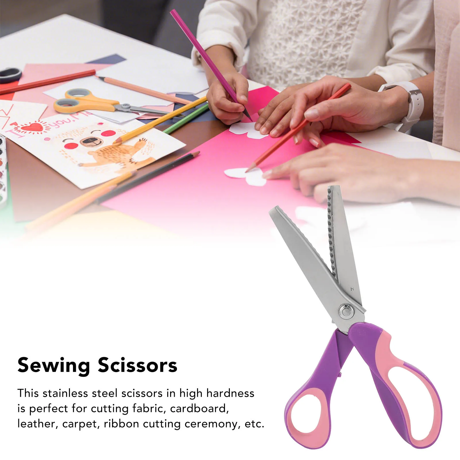 Embroidery Scissors Stainless Steel Ergonomic Design High Hardness Sewing Scissors for Paperboard Leather Fabric
Embroidery Scissors Stainless Steel Ergonomic Design High Hardness Sewing Scissors for Paperboard Leather Fabric