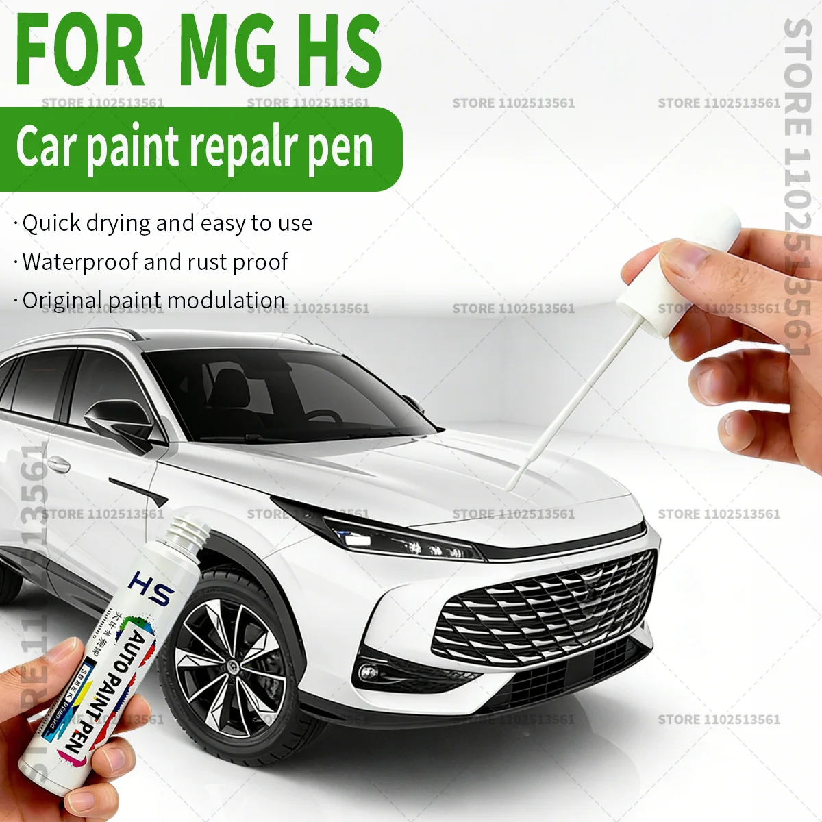 For MG HS Car Paint Repair Pen Restores Original Factory Paint Finish Blue 024 white 018 Black 5pbc White 028 Mayan Brown RSC
For MG HS Car Paint Repair Pen Restores Original Factory Paint Finish Blue 024 white 018 Black 5pbc White 028 Mayan Brown RSC