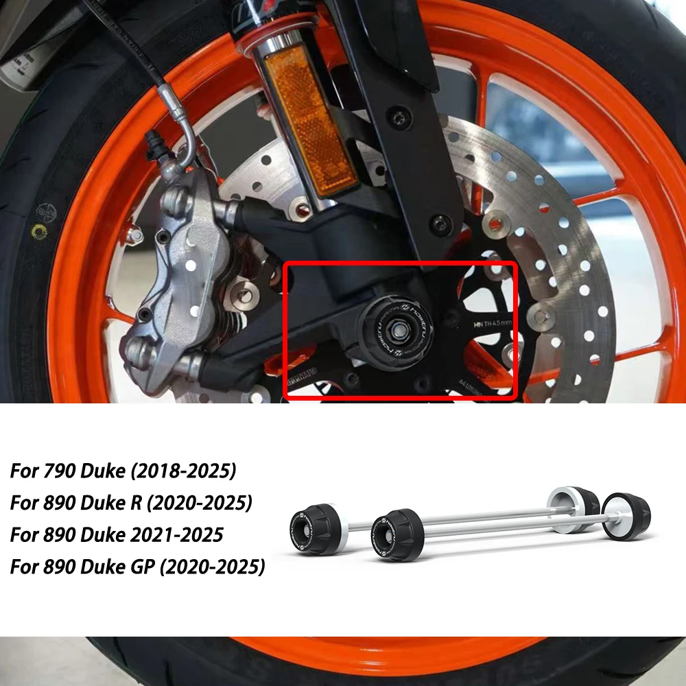 Rear Front Axle Fork Crash Slider For KTM 790 890 Duke R / GP 2018-2025 Motorcycle Wheel Protector
Rear Front Axle Fork Crash Slider For KTM 790 890 Duke R / GP 2018-2025 Motorcycle Wheel Protector