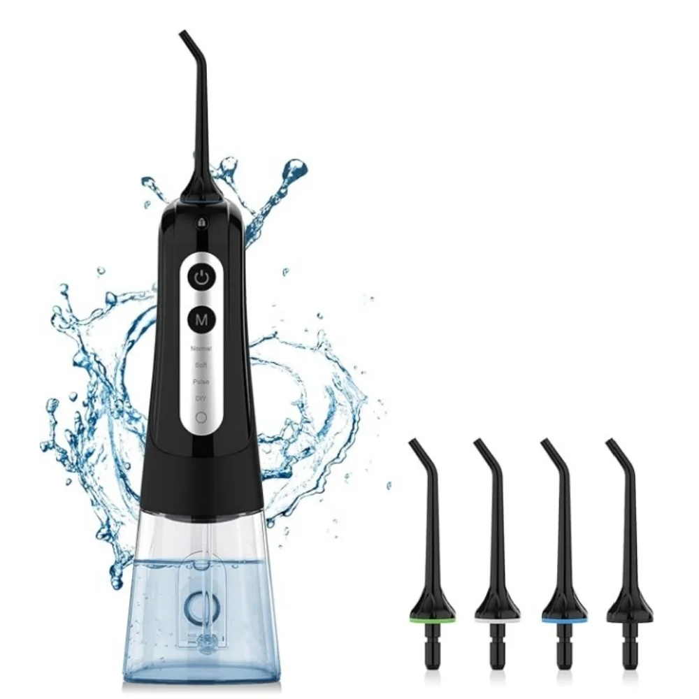 Portable Electric Oral Irrigator Dental Rechargeable 300ML Teeth Cleaner Cordless Water Flosser 4 Dental Jets for Home Travel
Portable Electric Oral Irrigator Dental Rechargeable 300ML Teeth Cleaner Cordless Water Flosser 4 Dental Jets for Home Travel