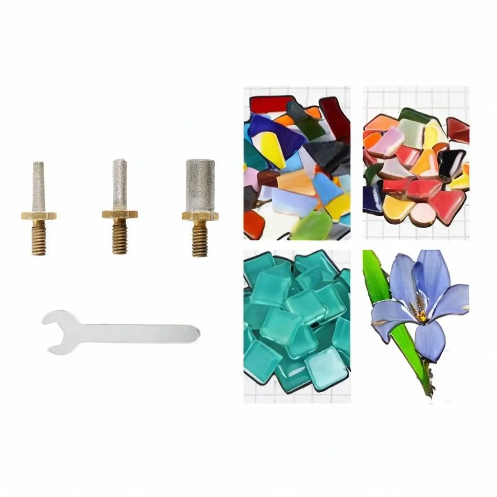Glass Diamond Grinder Bit Head Practical High Hardness Easy to Install Diamond Grinding Wheel for Shaping Drilling Forming Glass
Glass Diamond Grinder Bit Head Practical High Hardness Easy to Install Diamond Grinding Wheel for Shaping Drilling Forming Glass