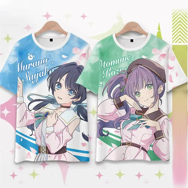 LoveLive! Hasu No Sora Jogakuin School Idol Club 3D Print T Shirt Women Men Murano Sayaka Otomune Kozue Cosplay Kids Tees
LoveLive! Hasu No Sora Jogakuin School Idol Club 3D Print T Shirt Women Men Murano Sayaka Otomune Kozue Cosplay Kids Tees
