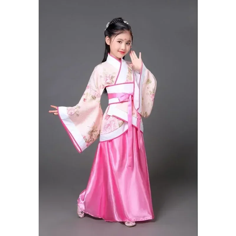 Traditional costumes for ancient children, Chinese costumes for girls, ethnic dance performances, and Hanfu
Traditional costumes for ancient children, Chinese costumes for girls, ethnic dance performances, and Hanfu