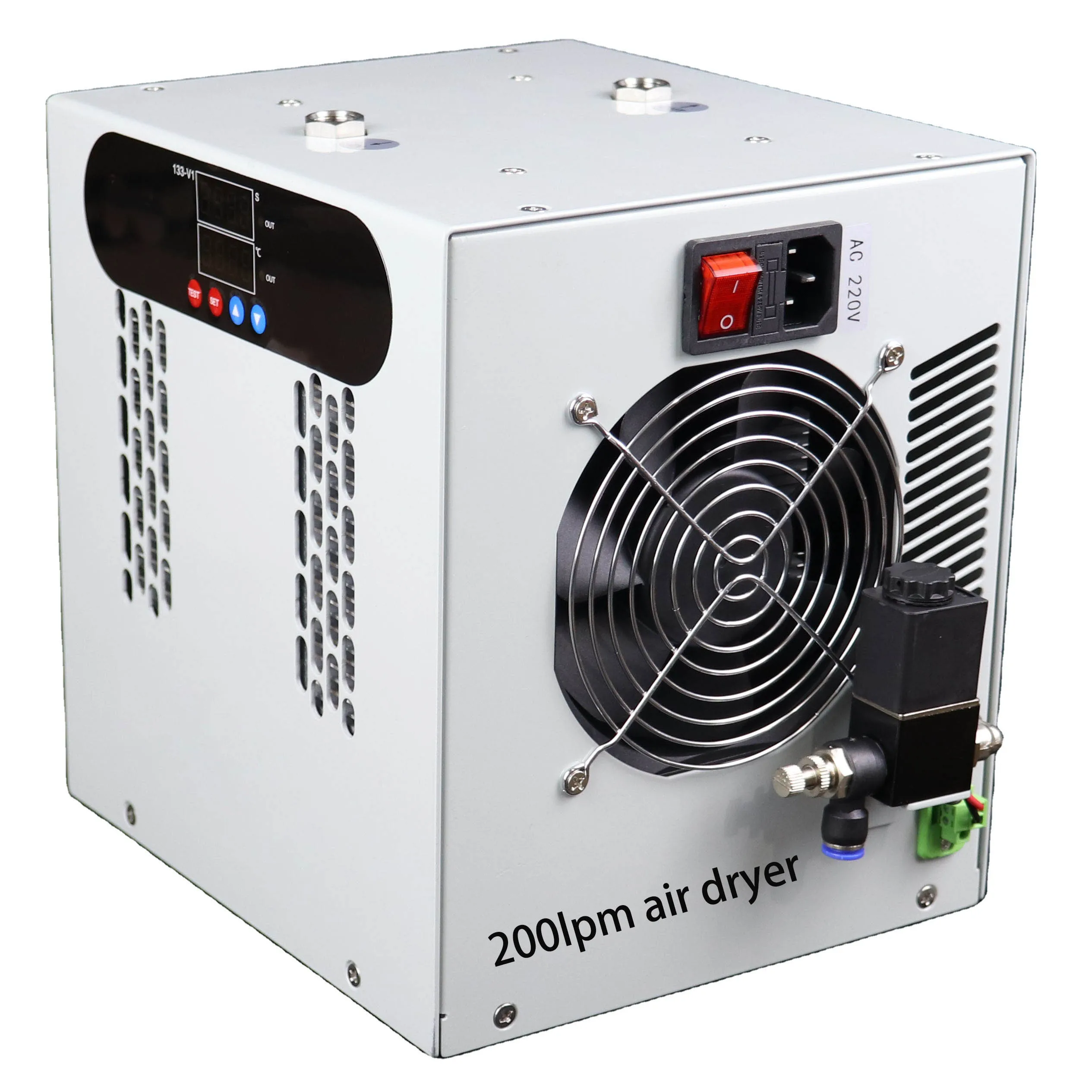 New Patent 200lpm air Cooler Mini Refrigerant air Dryer Compressed air Dryer for Concentrator HBOT System
New Patent 200lpm air Cooler Mini Refrigerant air Dryer Compressed air Dryer for Concentrator HBOT System