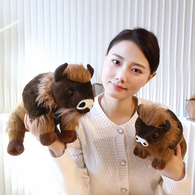 25/35CM Cute Simulation Buffalo Plush Toys Realistic Animal Dolls Stuffed Soft Plushis Birthday Gift for Children
25/35CM Cute Simulation Buffalo Plush Toys Realistic Animal Dolls Stuffed Soft Plushis Birthday Gift for Children