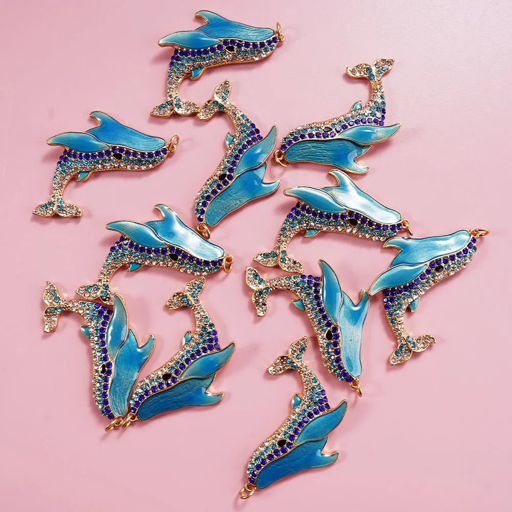 8 Pieces DIY Whale Pendant Jewelry Kit Cute Marine Life Craft to Create Bracelet Or Necklace for Birthday Holiday Anniversary 
8 Pieces DIY Whale Pendant Jewelry Kit Cute Marine Life Craft to Create Bracelet Or Necklace for Birthday Holiday Anniversary