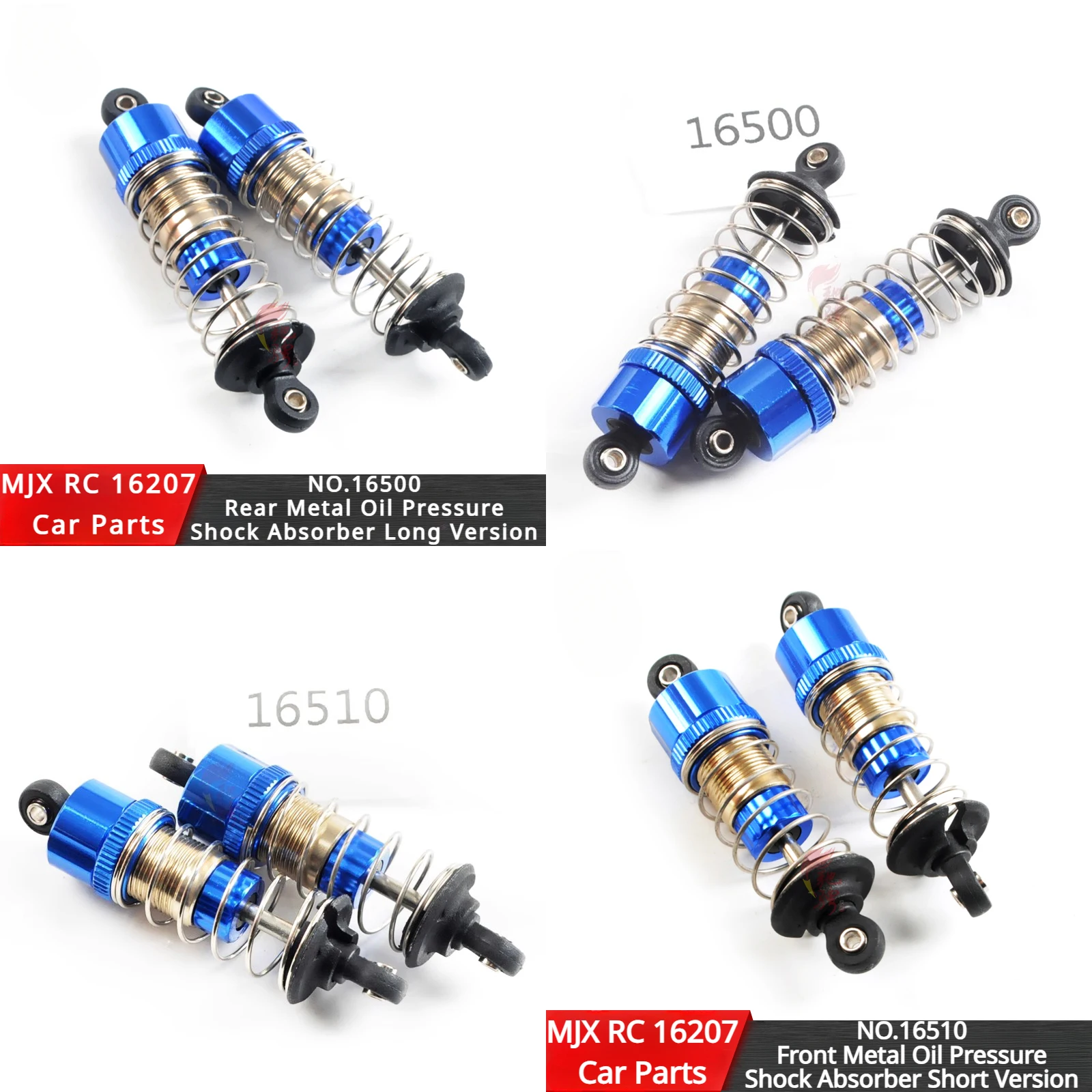 Оригинальный амортизатор MJX 16207 RC, запчасти для автомобиля с дистанционным управлением, 16500 16510, металлический амортизатор давления масла
Оригинальный амортизатор MJX 16207 RC, запчасти для автомобиля с дистанционным управлением, 16500 16510, металлический амортизатор давления масла