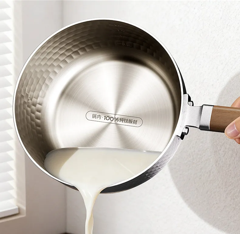 DSA pure titanium uncoated snow pan milk pot instant noodles noodles food cooking integrated one person food small soup pot
DSA pure titanium uncoated snow pan milk pot instant noodles noodles food cooking integrated one person food small soup pot
