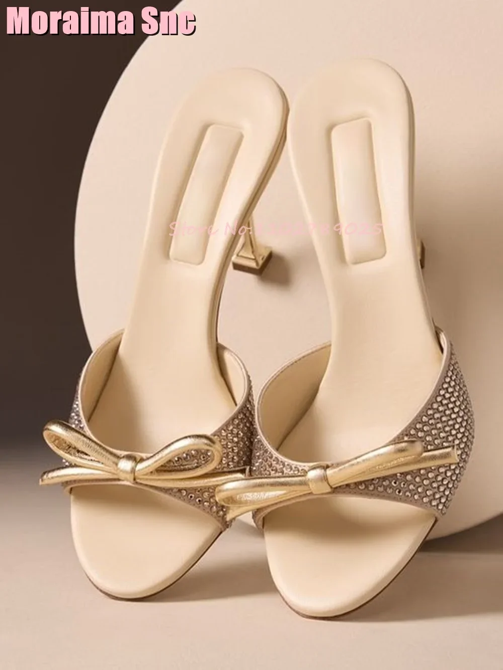 Crystal Bling Butterfly-knot Mules Stiletto High Heel Sandals Round Open Toe Fashion Sexy Elegant Banquet Party Women Shoes 2025
Crystal Bling Butterfly-knot Mules Stiletto High Heel Sandals Round Open Toe Fashion Sexy Elegant Banquet Party Women Shoes 2025