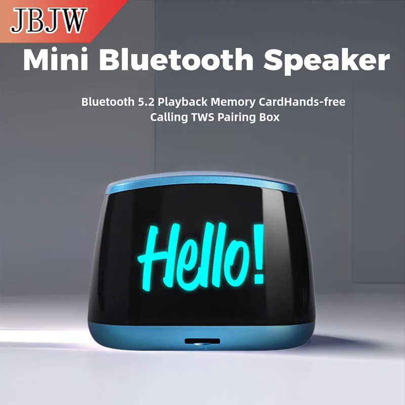 JBJW Mini Wireless Speaker Bluetooth 5.3 TF TWS Interconnection LED Luminous 5-hours Playtime Small Household Portable Speaker
JBJW Mini Wireless Speaker Bluetooth 5.3 TF TWS Interconnection LED Luminous 5-hours Playtime Small Household Portable Speaker
