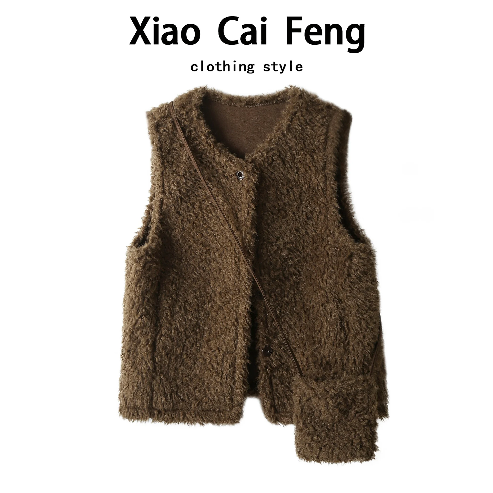 Korean Sle Anti-Aging Lamb Fur Vest Women's Autumn Winter Warm Inteated Leather Fur Outerwear Fluffy Trendy Top
Korean Sle Anti-Aging Lamb Fur Vest Women's Autumn Winter Warm Inteated Leather Fur Outerwear Fluffy Trendy Top