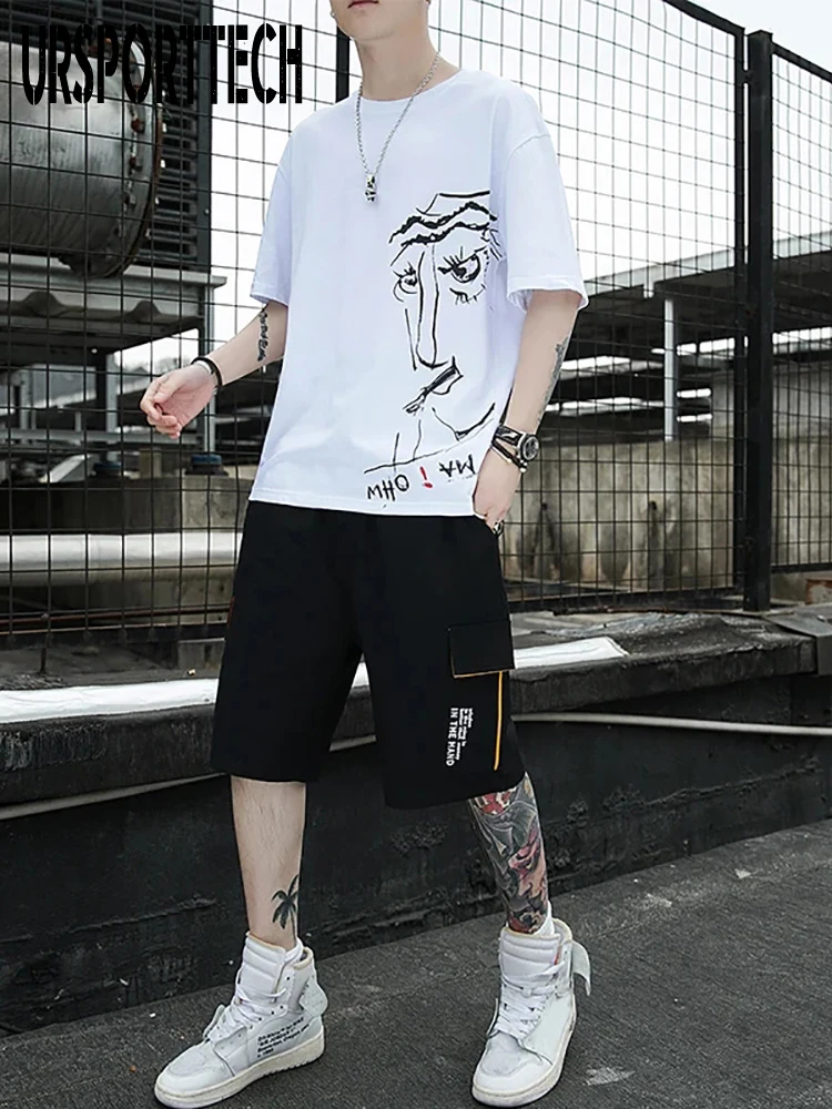 Summer Tracksuit Men Sets Casual Men Set 2 Pieces Boys Men Suit Sportswear T-shirt+Shorts Loose Joggers Sets Plus Size Sets
Summer Tracksuit Men Sets Casual Men Set 2 Pieces Boys Men Suit Sportswear T-shirt+Shorts Loose Joggers Sets Plus Size Sets