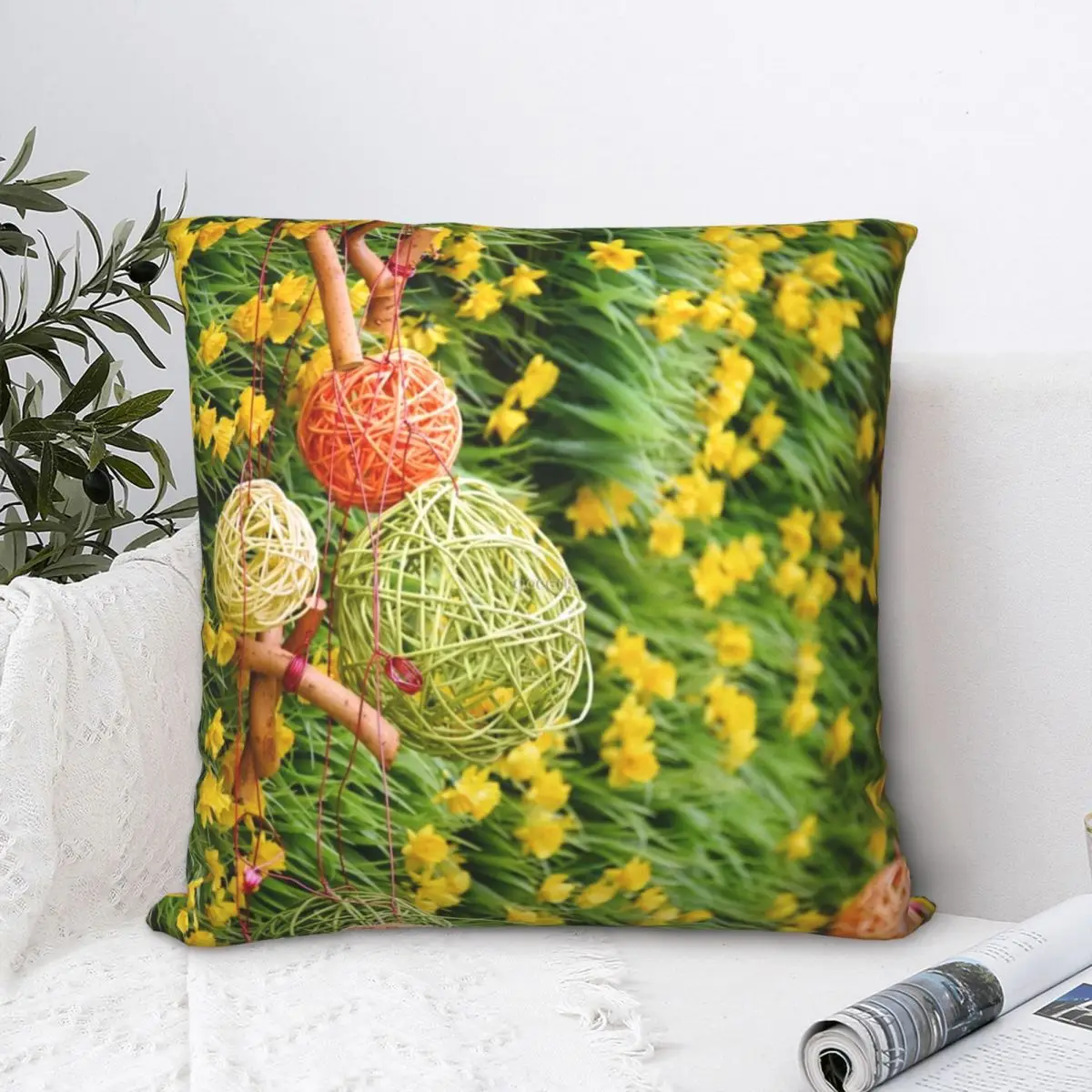 Spring Nature Flowers And Grass Square Pillowcase Polyester Pillow Cover Velvet Cushion Decor Comfort Throw Pillow home Bedroom
Spring Nature Flowers And Grass Square Pillowcase Polyester Pillow Cover Velvet Cushion Decor Comfort Throw Pillow home Bedroom