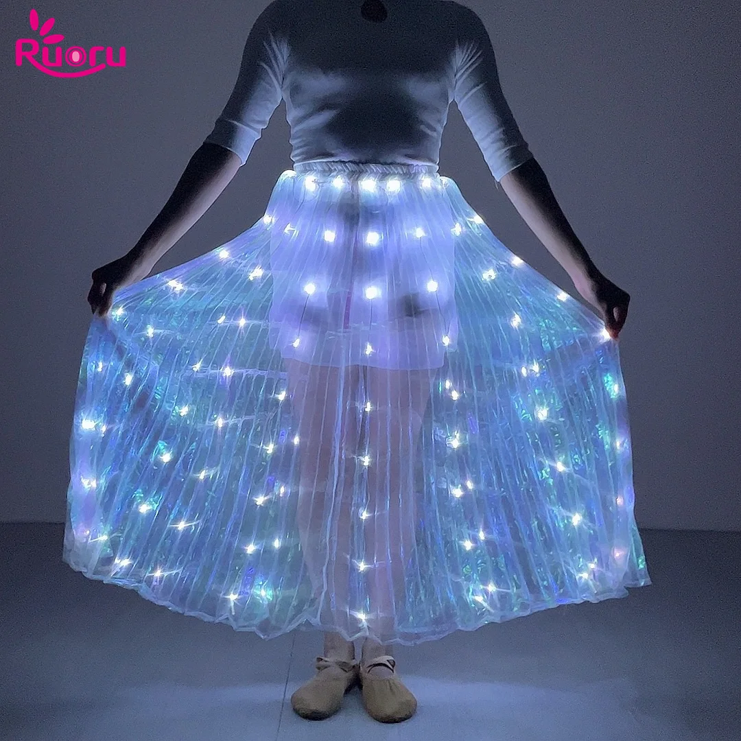 Ruoru Led Skirt Women Belly Dancing Light Up Skirt Long Tutu for Girls Festival Rave Accessories Dance Light Up Props Carnival
Ruoru Led Skirt Women Belly Dancing Light Up Skirt Long Tutu for Girls Festival Rave Accessories Dance Light Up Props Carnival