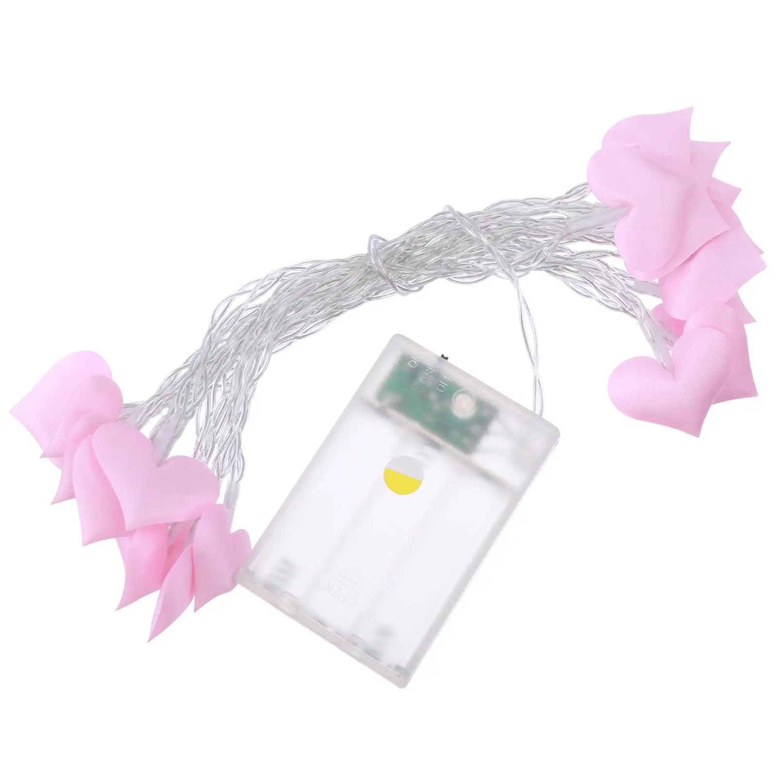 2 Set Heart Shaped String Lights Operated Fabric Decorative Romantic LED Light Valentine Day Room Lighting
2 Set Heart Shaped String Lights Operated Fabric Decorative Romantic LED Light Valentine Day Room Lighting