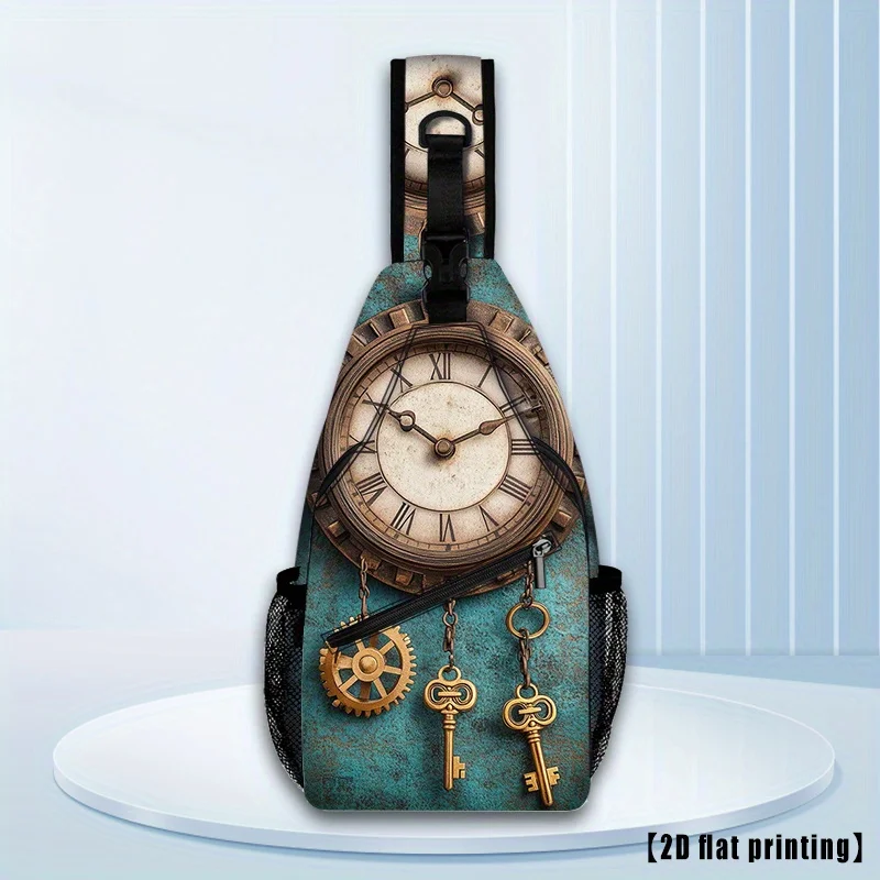 Retro Gear Mechanical Clock Casual Daypack Stylish Sling Bag Zipper Closure Backpack for Travel one size
Retro Gear Mechanical Clock Casual Daypack Stylish Sling Bag Zipper Closure Backpack for Travel one size