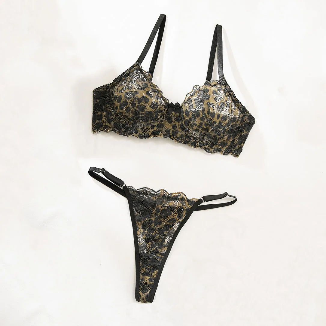 Women Sexy Leopard Erotic Set Lace See Through Thin Mesh Lingerie Bra Set Elegant Ladies Underwear Sexy Costumes
Women Sexy Leopard Erotic Set Lace See Through Thin Mesh Lingerie Bra Set Elegant Ladies Underwear Sexy Costumes