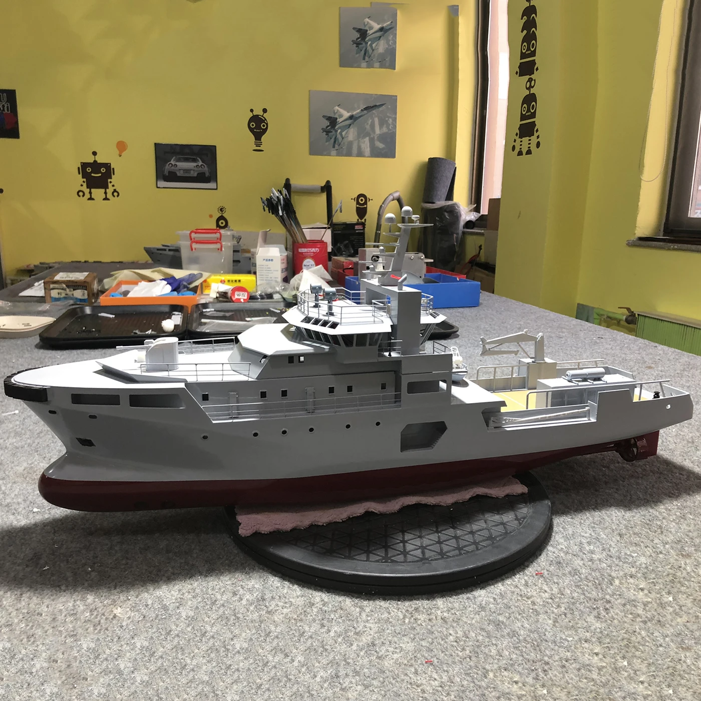 1/100 RC Boat 62.1cm Damen 6214 Remote Control Ships 3D High Temperature Resistant Resin Material RC Schiffe Kit Ship Toy Gift
1/100 RC Boat 62.1cm Damen 6214 Remote Control Ships 3D High Temperature Resistant Resin Material RC Schiffe Kit Ship Toy Gift