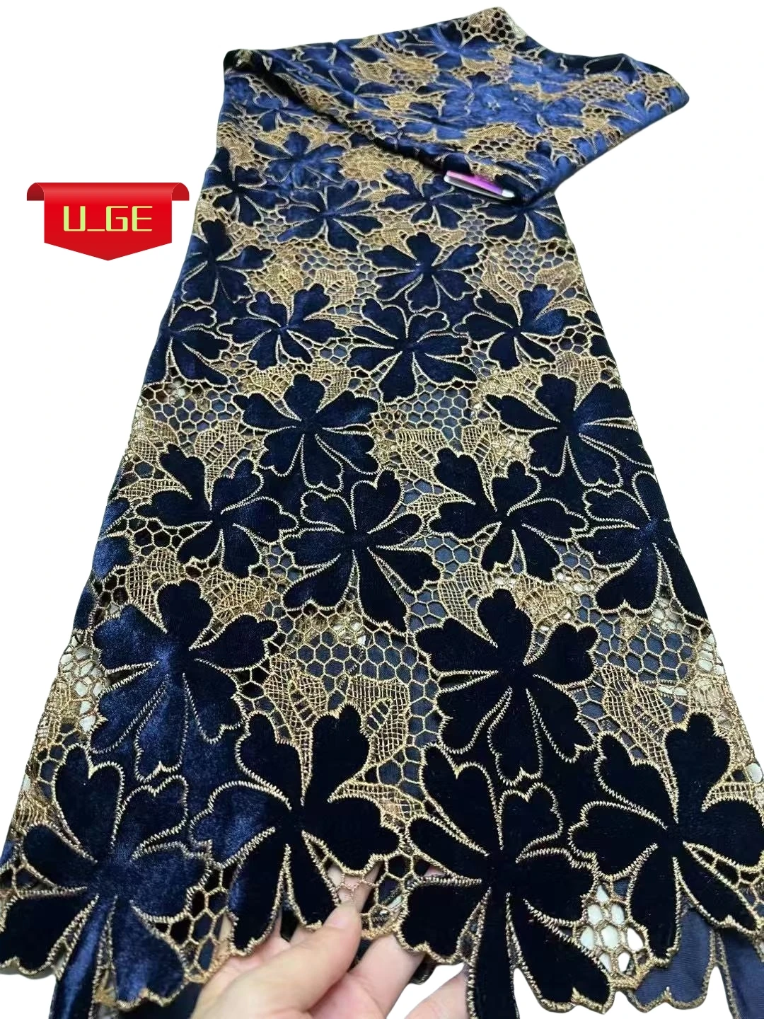 Factory Offers2025 Latest Delicate Best Quality Soft Embroidered Velvet lace fabric For Party Evening Dress U_Ge5898
Factory Offers2025 Latest Delicate Best Quality Soft Embroidered Velvet lace fabric For Party Evening Dress U_Ge5898