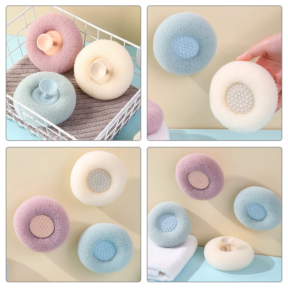 3pcs Bath Loofah Body Scrubber Exfoliating Shower Ball Deep Cleansing Reusable Massage Tool For Women Travel Essentials
3pcs Bath Loofah Body Scrubber Exfoliating Shower Ball Deep Cleansing Reusable Massage Tool For Women Travel Essentials