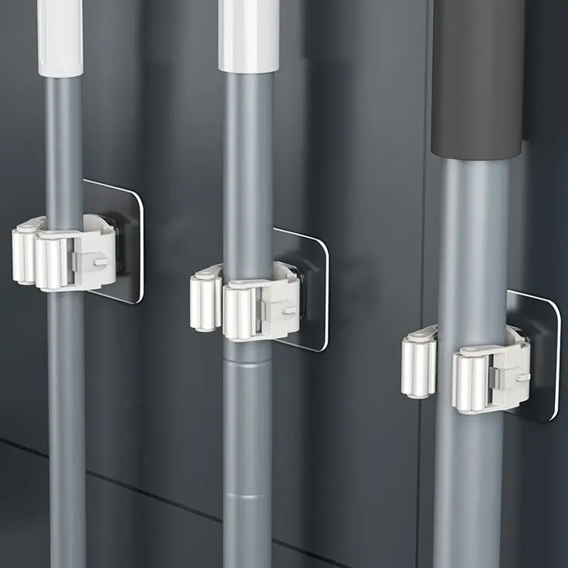Non-marking Mop Clip Non-perforated Hanging Broom Rack, Hook Pedestal Powerful Non-marking Bathroom Wall Hanging Things Shelf
Non-marking Mop Clip Non-perforated Hanging Broom Rack, Hook Pedestal Powerful Non-marking Bathroom Wall Hanging Things Shelf