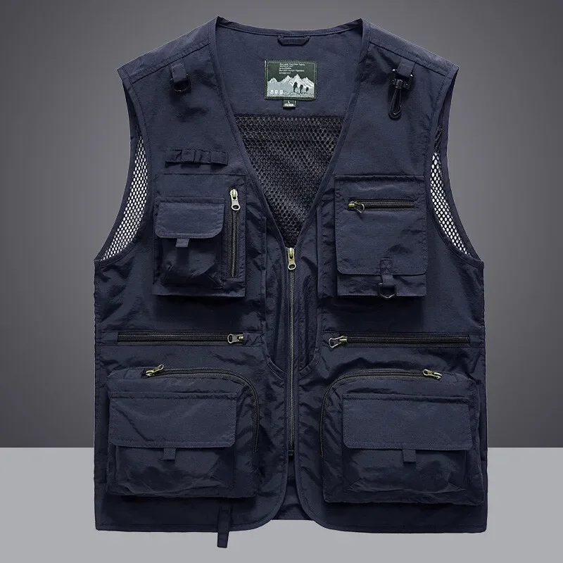 Outdoor Breathable Lightweight Waterproof Fishing Vest Coat Men Outdoor Leisure Camping Spring Autumn Sleeveless Tactical Jacket
Outdoor Breathable Lightweight Waterproof Fishing Vest Coat Men Outdoor Leisure Camping Spring Autumn Sleeveless Tactical Jacket