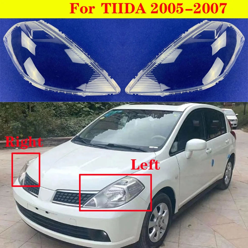 1 Pair Car Front Headlight Lens Cover Headlight Lamp Shell Accessories For Nissan TIIDA 2005-2007
1 Pair Car Front Headlight Lens Cover Headlight Lamp Shell Accessories For Nissan TIIDA 2005-2007
