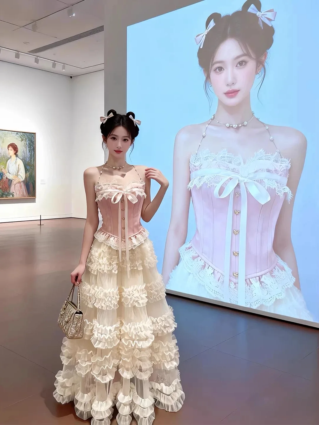 Summer Unique Beautiful Cake Skirt Set Women's Vacation Stylish Matching Tube Top Puffy Long Skirt Two-Piece Ensemble
Summer Unique Beautiful Cake Skirt Set Women's Vacation Stylish Matching Tube Top Puffy Long Skirt Two-Piece Ensemble