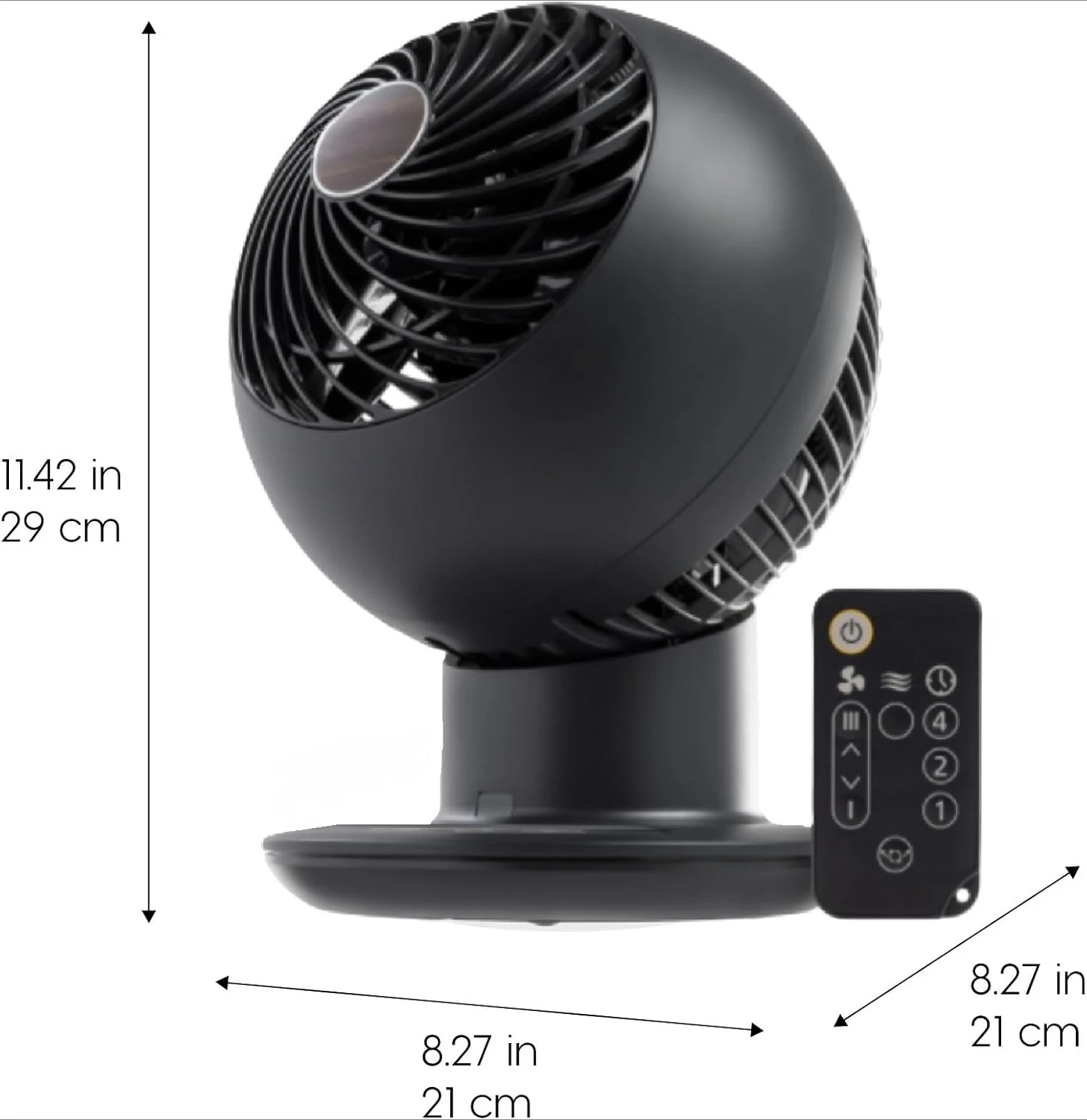 Air Circulator Fan with Remote, Oscillation, 5 Speeds, 82ft Max Air Distance, 90° Adjustable Tilt, 30db Quiet Motor, Small Fan
Air Circulator Fan with Remote, Oscillation, 5 Speeds, 82ft Max Air Distance, 90° Adjustable Tilt, 30db Quiet Motor, Small Fan