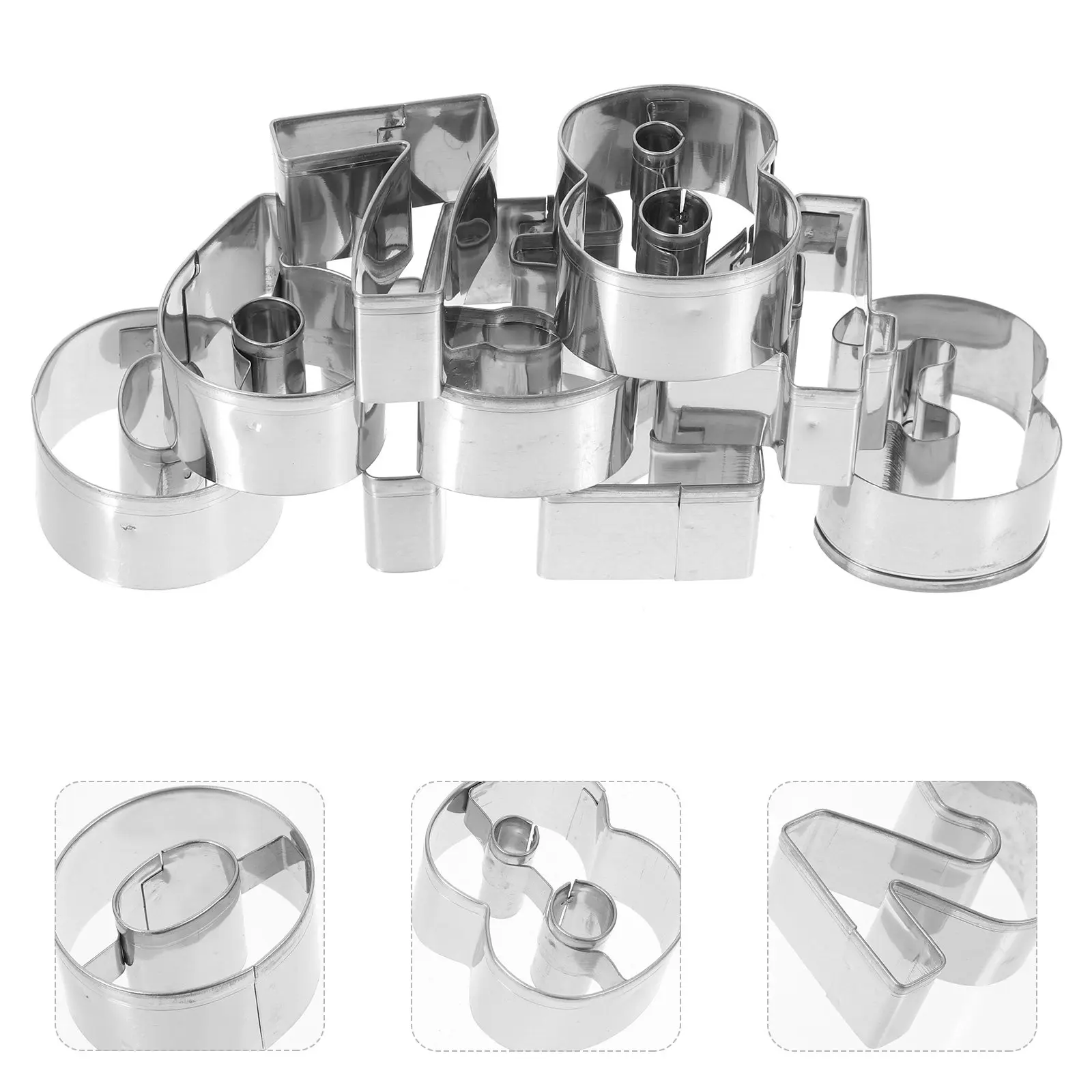 10Pcs Number Shape Stainless Steel Cookie Cutters Non-Stick Odorless Biscuit Molds for Home Baking DIY Party Birthday Festival
10Pcs Number Shape Stainless Steel Cookie Cutters Non-Stick Odorless Biscuit Molds for Home Baking DIY Party Birthday Festival