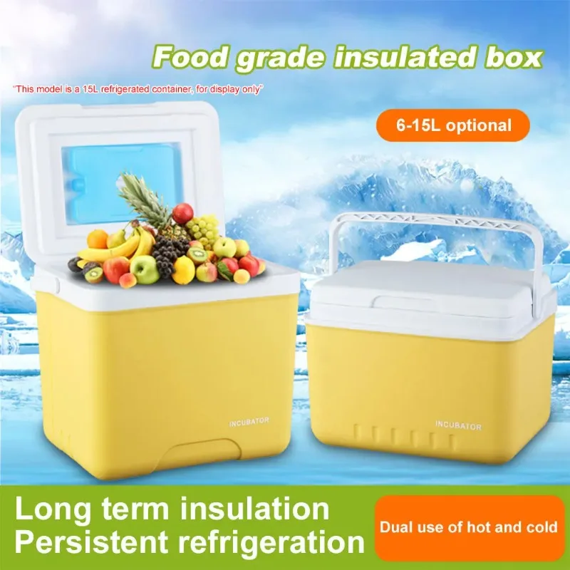 6L/15L Camping Cooler Box Car Mini Fridge Portable Insulated Cooler Household Dual-Use Multipurpose for Home Camping Traveling
6L/15L Camping Cooler Box Car Mini Fridge Portable Insulated Cooler Household Dual-Use Multipurpose for Home Camping Traveling