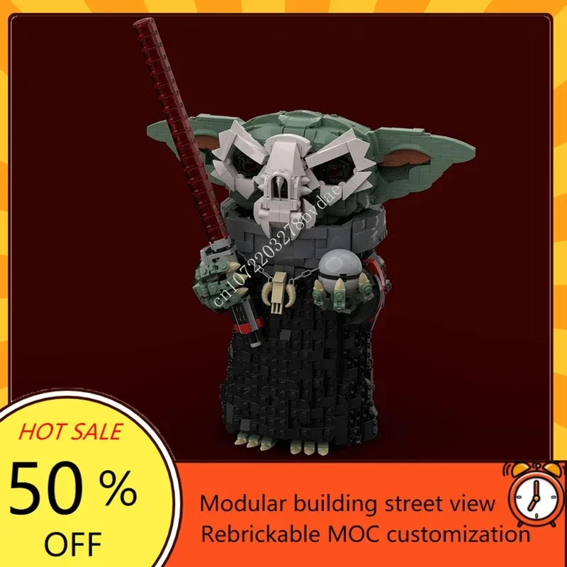1770PCS MOC Space Battle Series Grogu Sith Darth Mega Figure Model Custom Puzzle Technology DIY Creative Toys Kids Gift
1770PCS MOC Space Battle Series Grogu Sith Darth Mega Figure Model Custom Puzzle Technology DIY Creative Toys Kids Gift