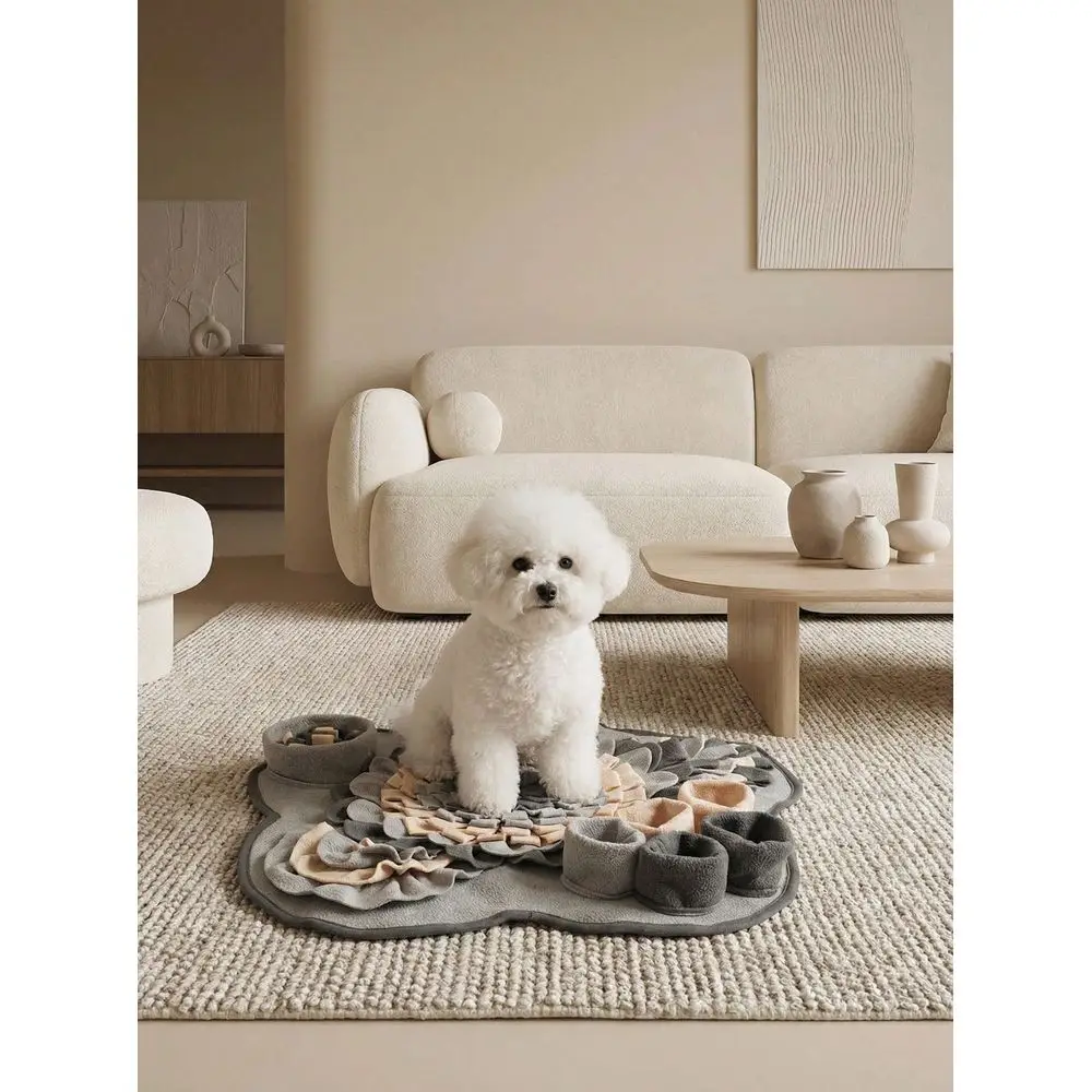 FlowerShaped Pet Sniffing Mat Slow Feeding Training Pad For Small And Medium Dogs, Interactive Nose Work Mat
FlowerShaped Pet Sniffing Mat Slow Feeding Training Pad For Small And Medium Dogs, Interactive Nose Work Mat