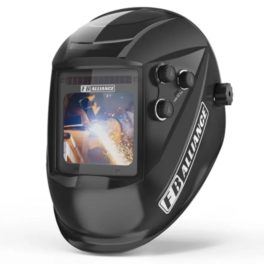 3.94"×3.82" Large Viewing Welding Helmet True Color Auto Darkening Welding Helmet Solar/Rechargeable Battery Power Welding Hood
3.94"×3.82" Large Viewing Welding Helmet True Color Auto Darkening Welding Helmet Solar/Rechargeable Battery Power Welding Hood