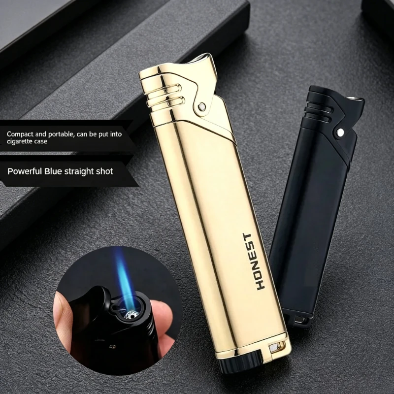Compact HONEST Jet Butane Lighter, Powerful Blue Turbo Flame, Multi-use for Pipe Cigar, Empty Fuel Male Smoking Accessory
Compact HONEST Jet Butane Lighter, Powerful Blue Turbo Flame, Multi-use for Pipe Cigar, Empty Fuel Male Smoking Accessory