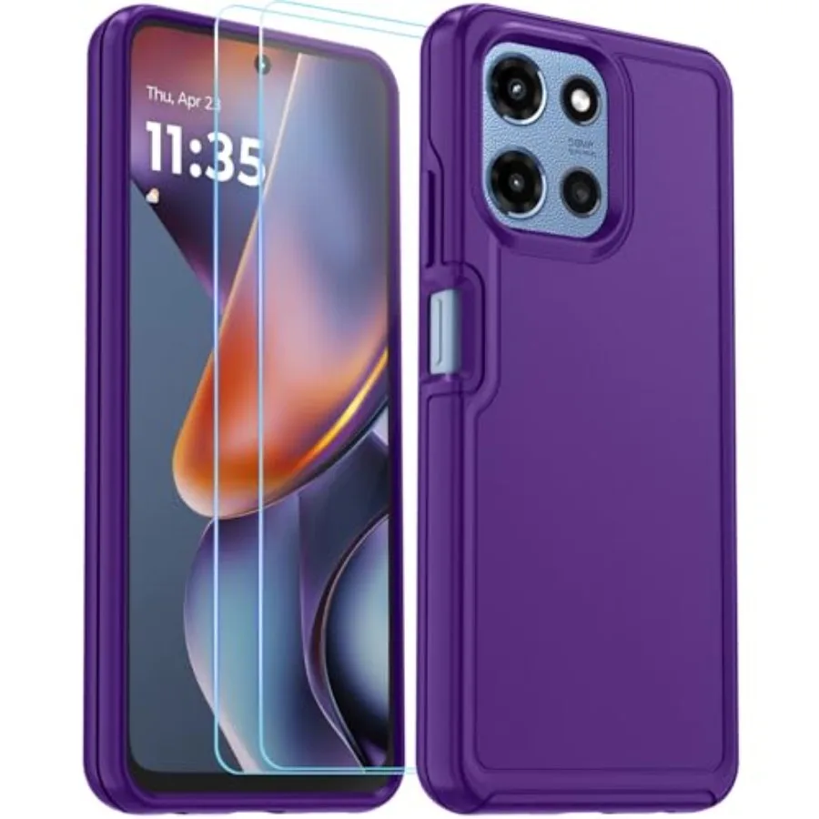 for Motorola Moto G 5G 2025/2026 Case with HD Screen Protector, Moto G Play 2026 Heavy Duty Shockproof Military Grade Full Body
for Motorola Moto G 5G 2025/2026 Case with HD Screen Protector, Moto G Play 2026 Heavy Duty Shockproof Military Grade Full Body