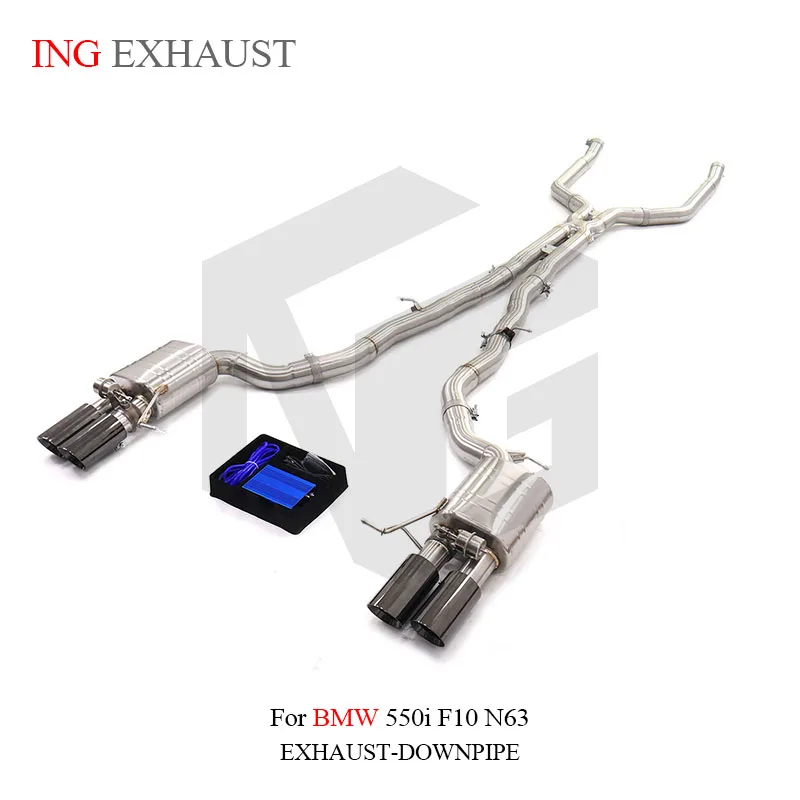 ING For BMW 550i F10 N63 stainless steel high performance catback with valve exhaust car accessory
ING For BMW 550i F10 N63 stainless steel high performance catback with valve exhaust car accessory